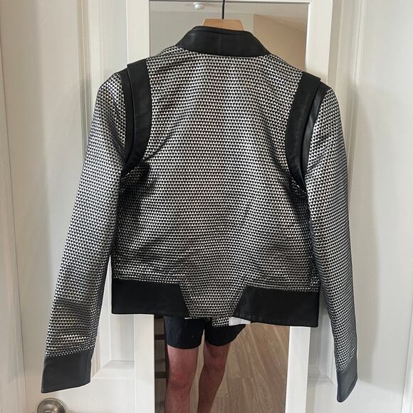 B44 The Mighty Company The Avignon Jacket in Black Size XS Color Black Silver - Picture 5 of 5